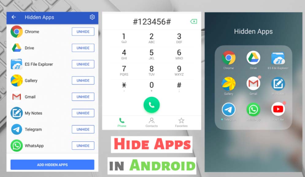 How to hide apps on android without rooting