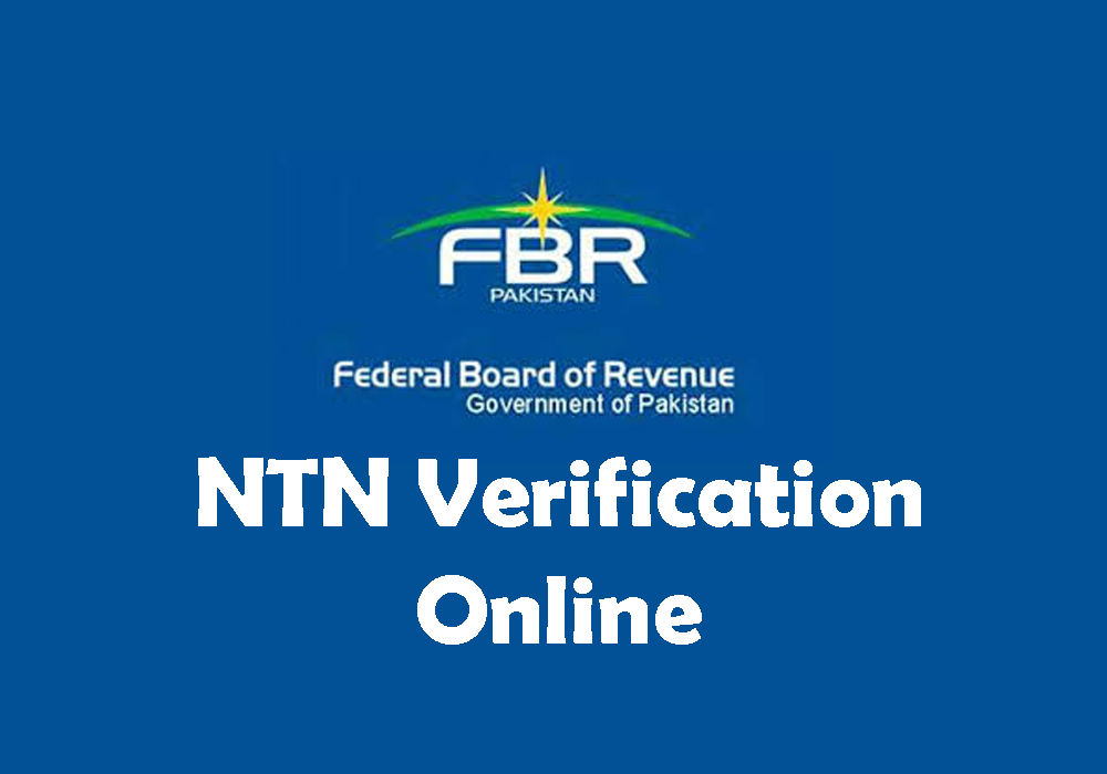 Online NTN Verification In Pakistan