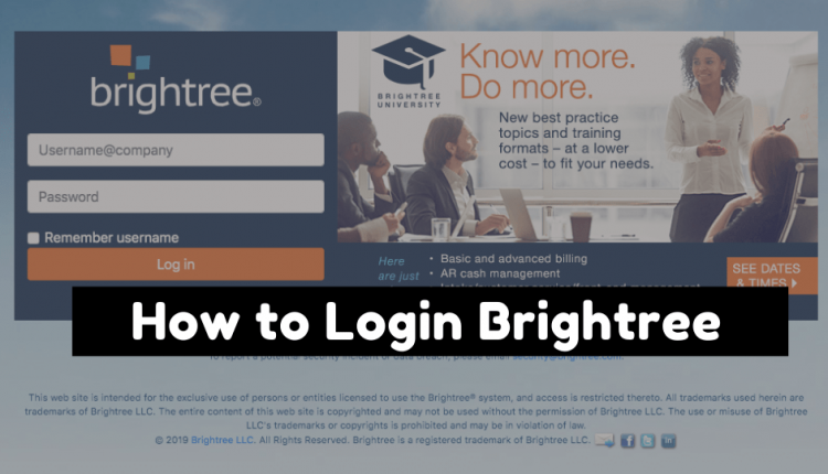 brightree login