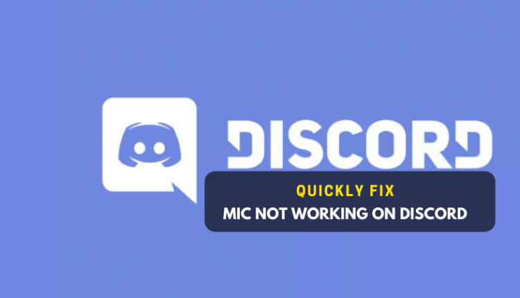 mic not working on discord