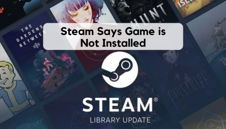 Steam Says Game is Not Installed
