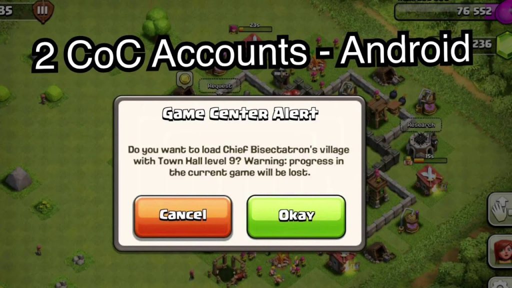 Reset Clash of Clans in Android