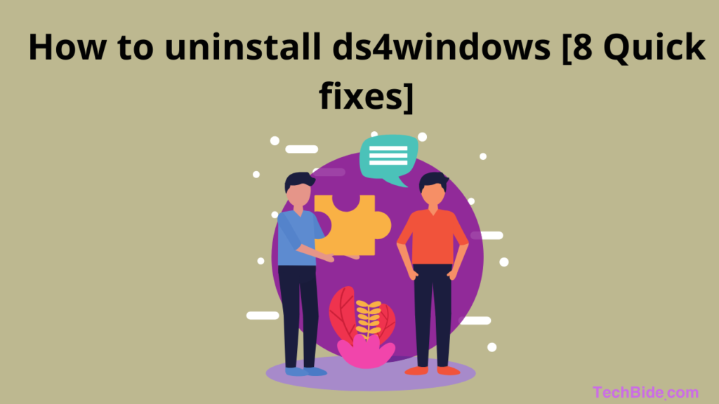 How to uninstall ds4windows