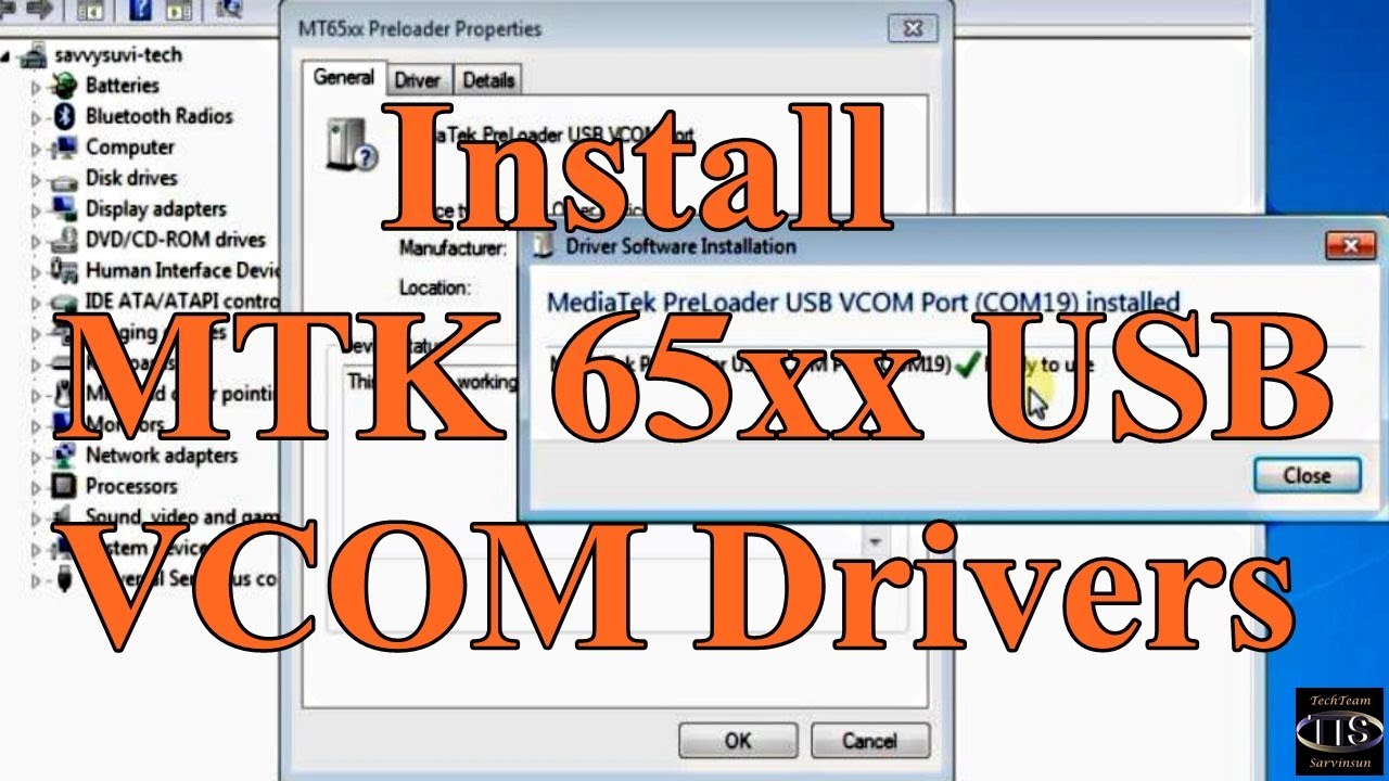 How to Install Mt65XX Preloader Driver For Windows In 2022