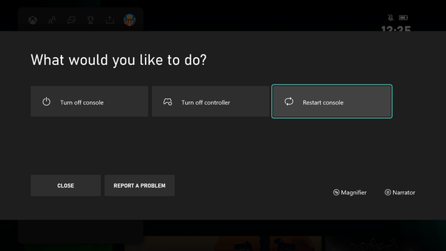 Restart Your Console