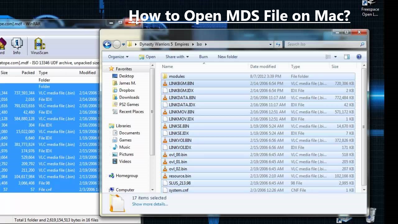 How to Open MDS File on Mac
