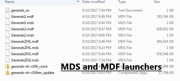 MDS and MDF launchers